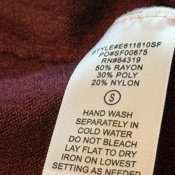 Stitch Fix Evolution Open Front Mauve Cardigan Size Small - Picture 6 of 7